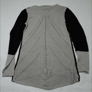 Nicole by Nicole Miller Size M Sweater Tunic Crochet Top